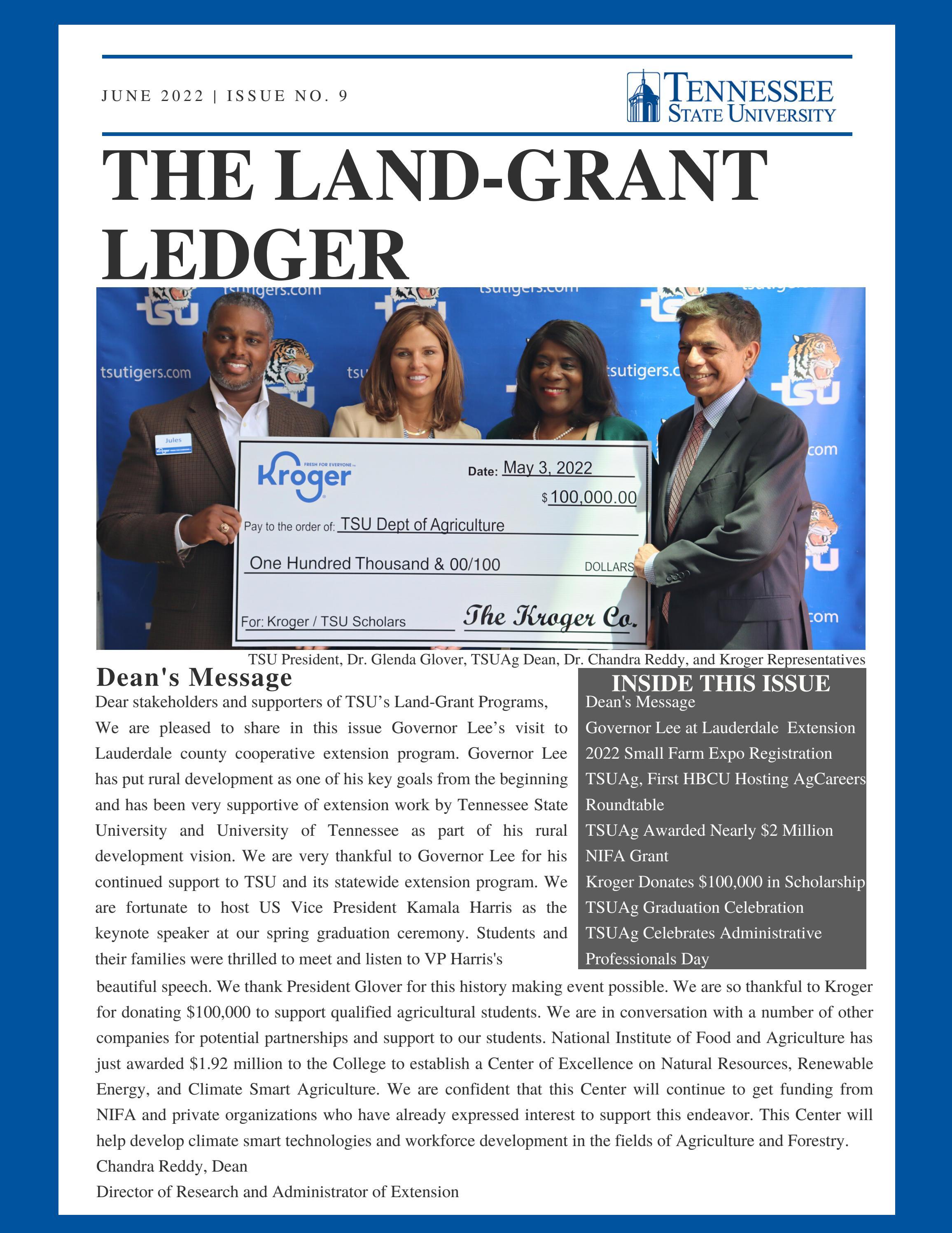 The LandGrant Ledger June 2022 by The LandGrant Ledger Issuu