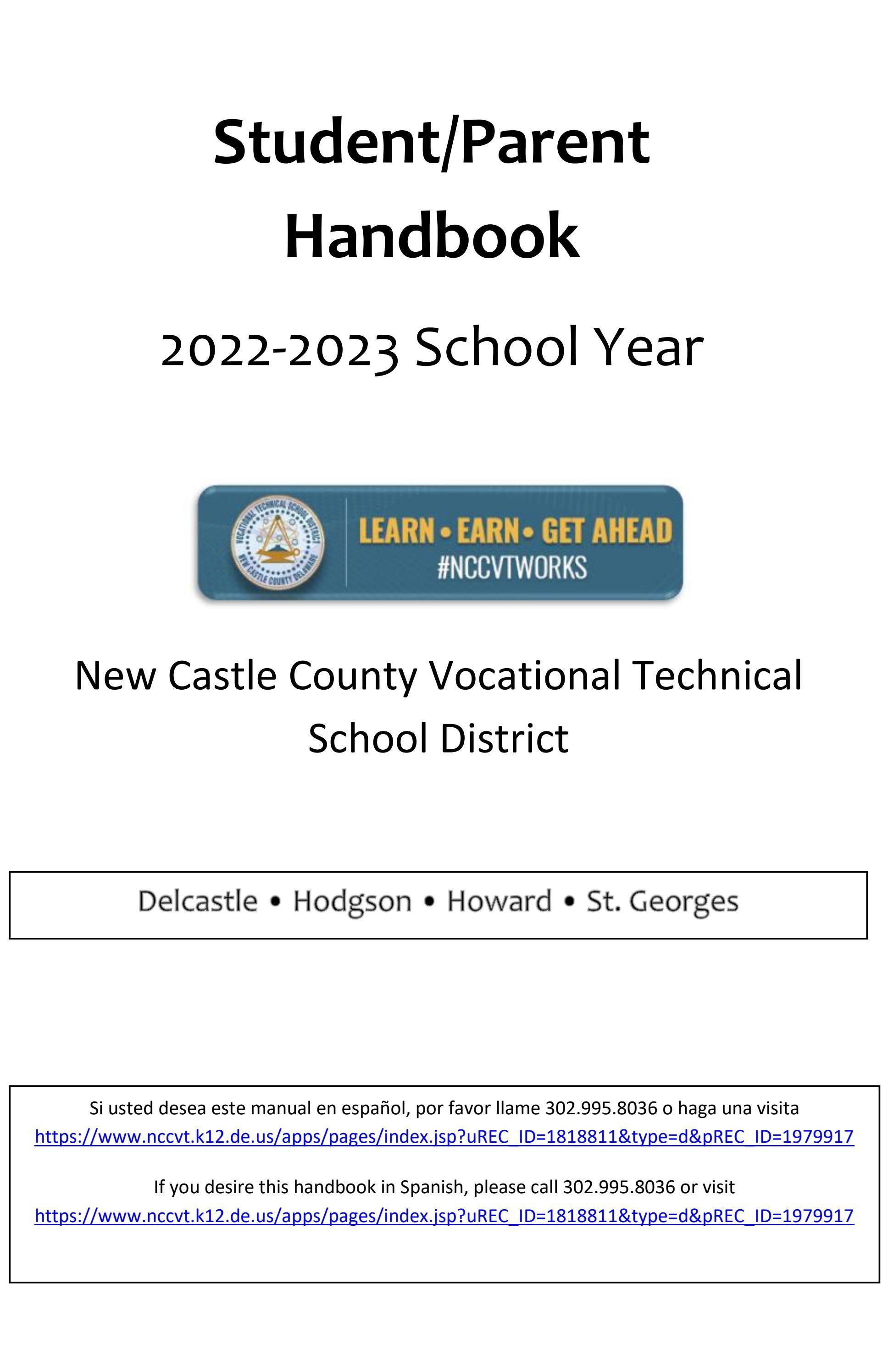 NCCVT Student Parent Handbook 2022 2023 By Nccvtschooldistrict Issuu