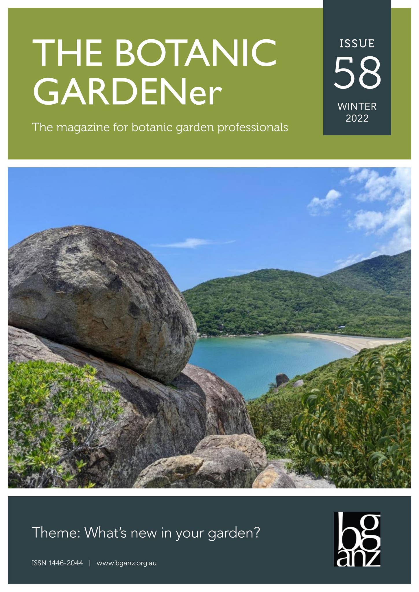 THE BOTANIC GARDENer - Issue 58 Winter 2022 by Botanic Gardens ...