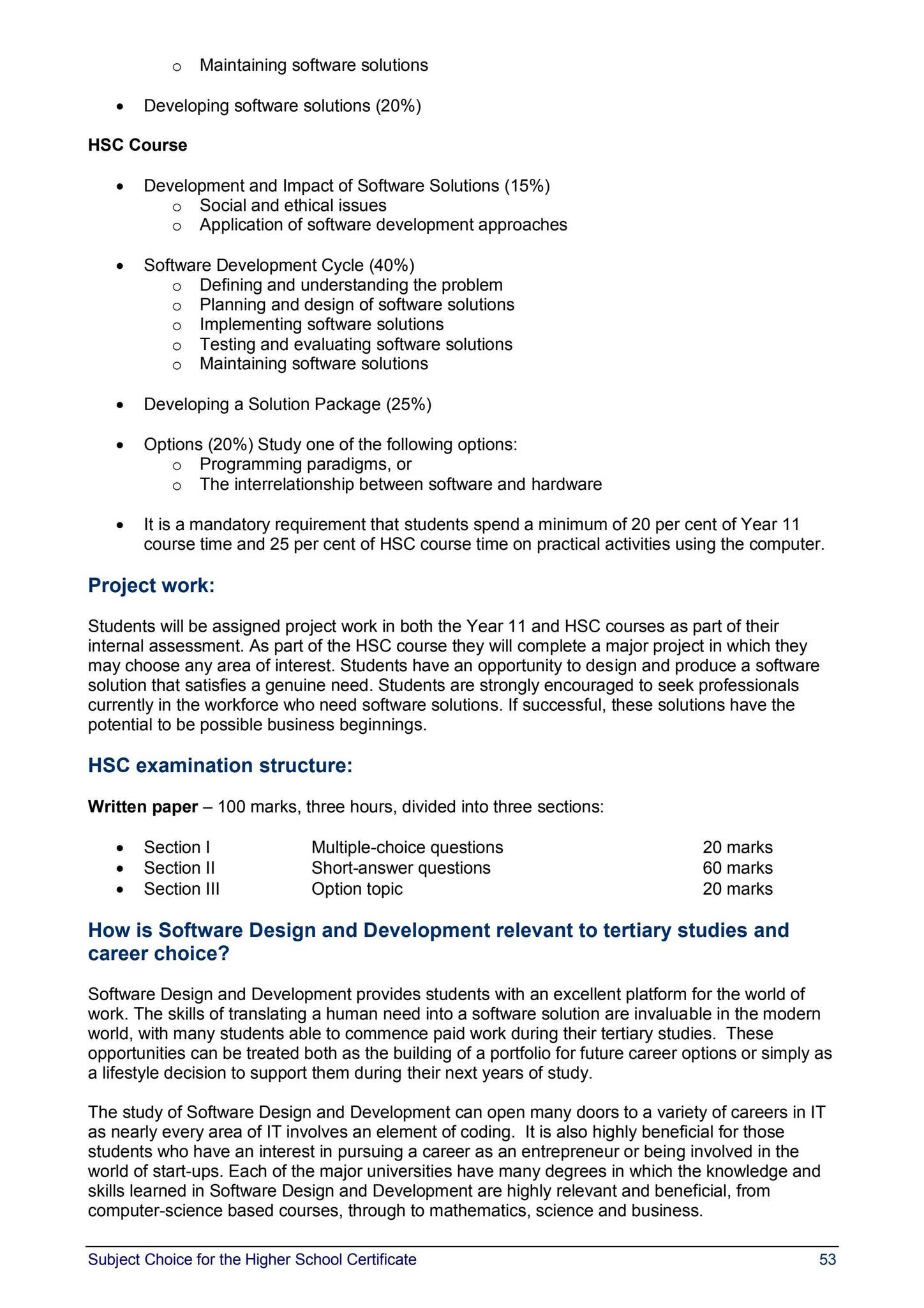 Subject Information Booklet - Year 11 2023 by Pymble Ladies' College ...