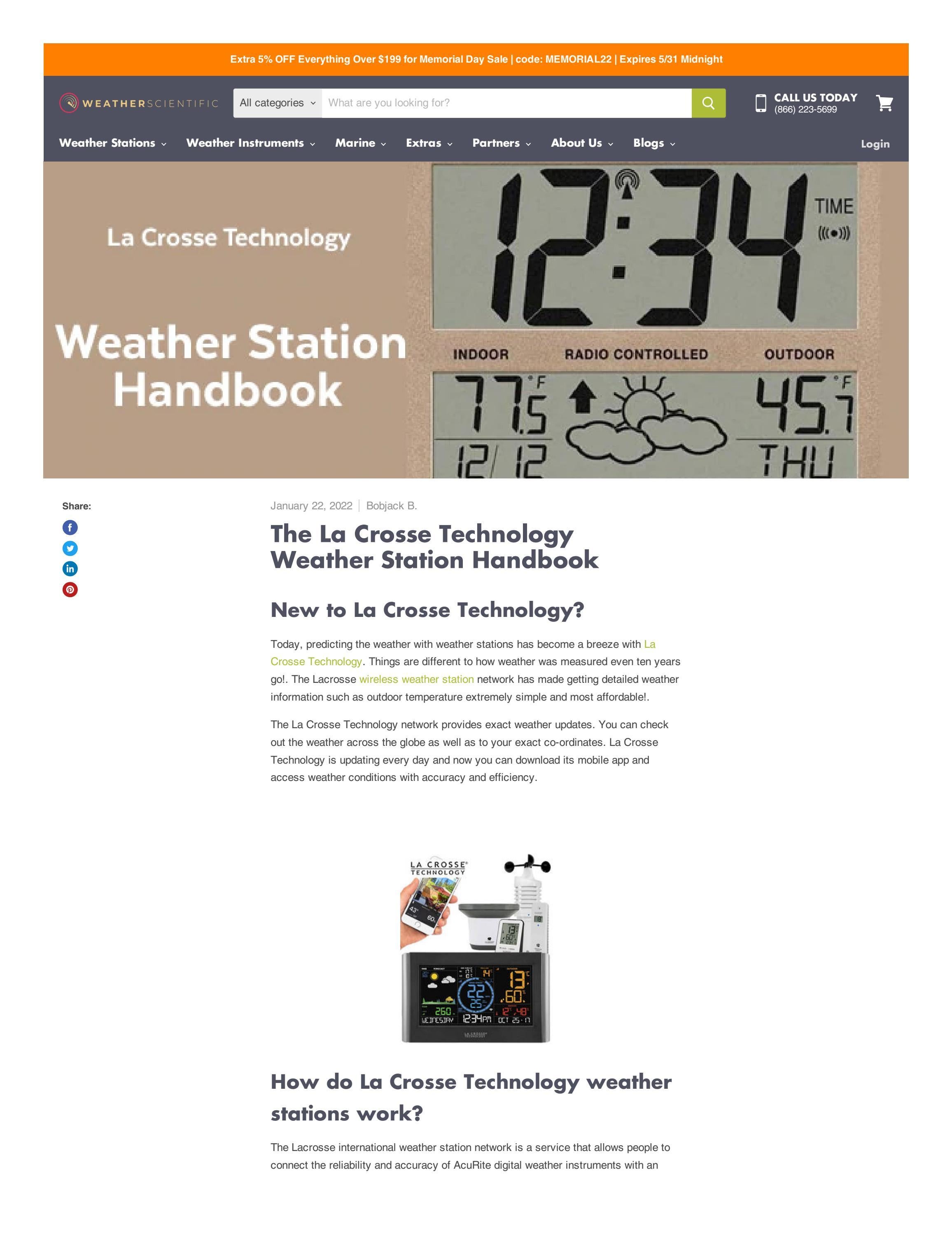 The La Crosse Weather Station Handbook by ericamwebb Issuu