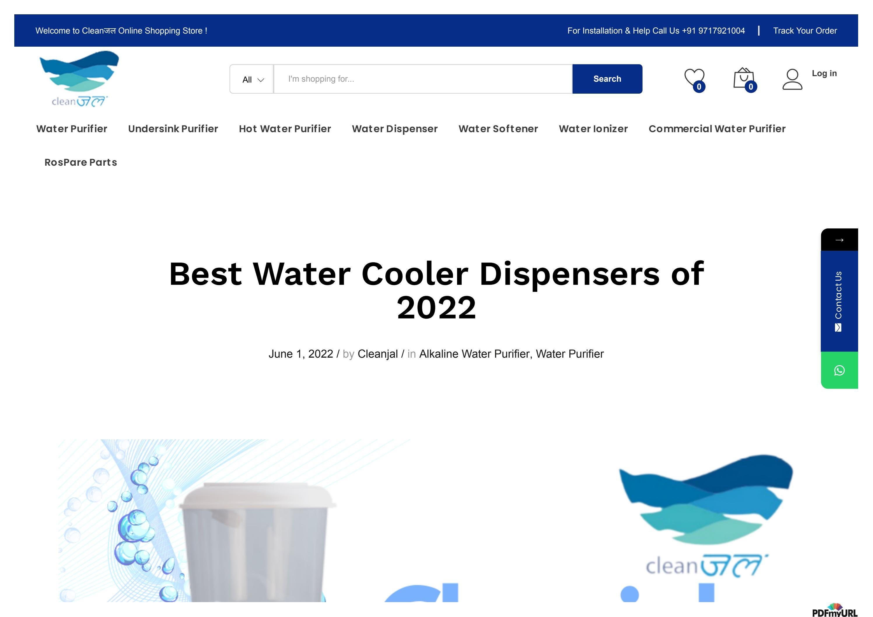 Best Water Cooler Dispensers of 2022 by Clean Jal Issuu