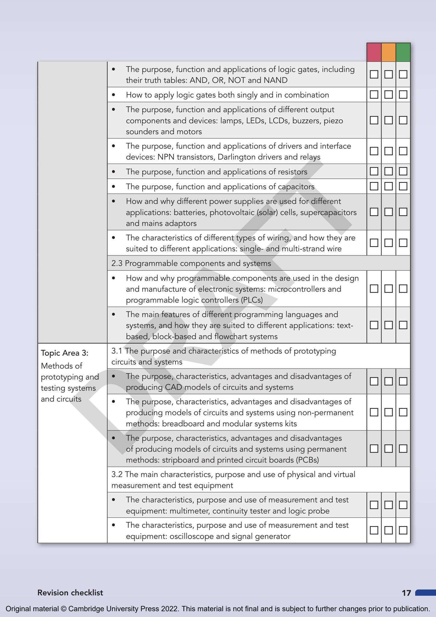 Programmable Systems Questions Cambridge Nationals Engineering Programmable Systems Revision Guide by ...