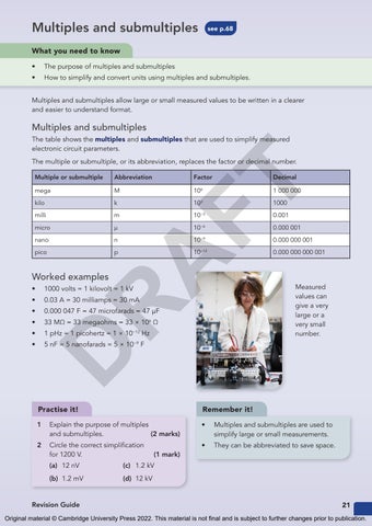 Cambridge Nationals Engineering Programmable Systems Revision Guide by ...
