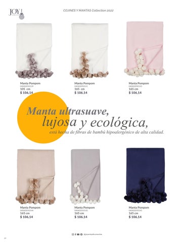 家具目录 Joy: Cojines y Mantas 2022 第 20 页