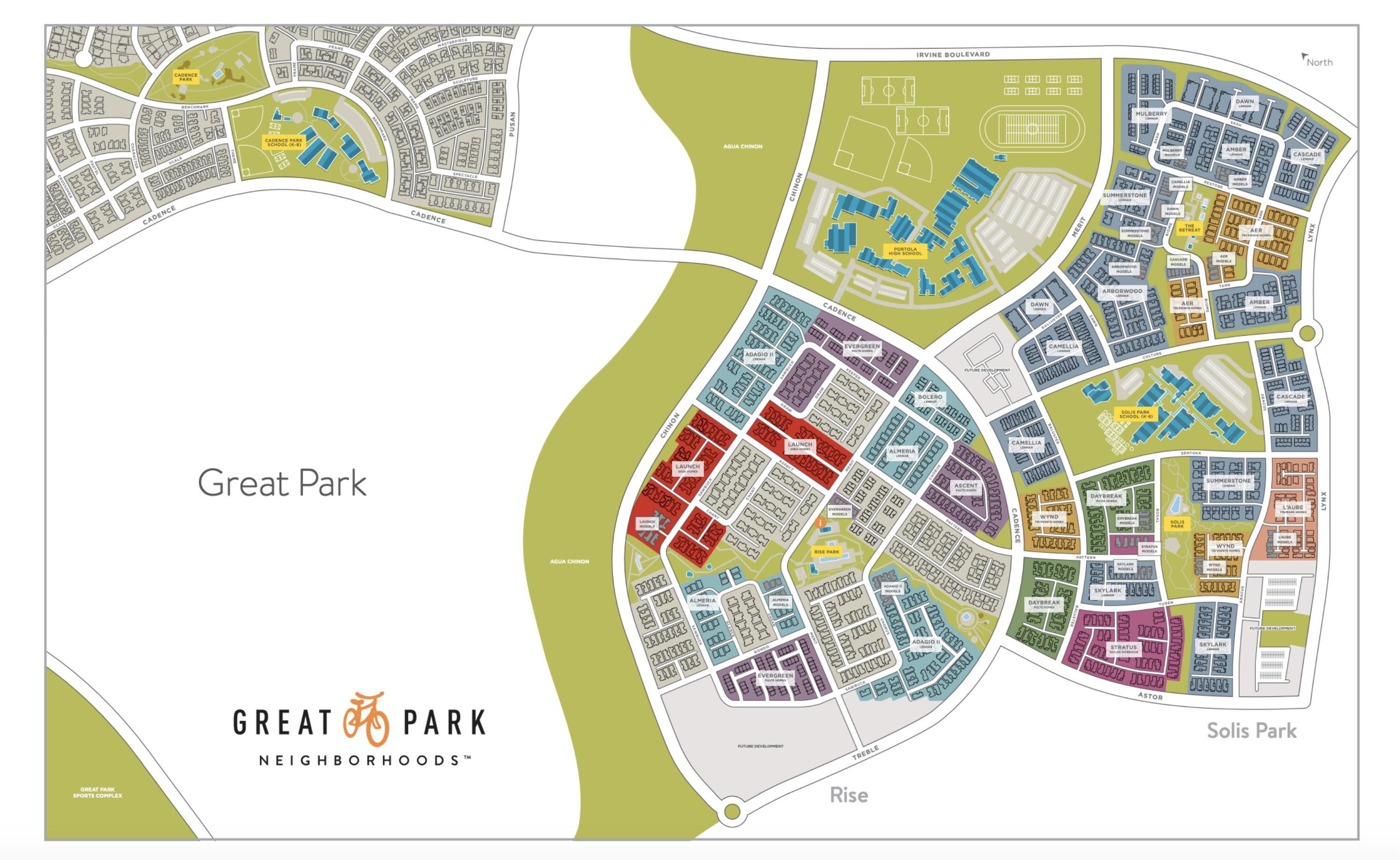 Great Park Neighborhoods Site Map by Great Park Neighborhoods Issuu