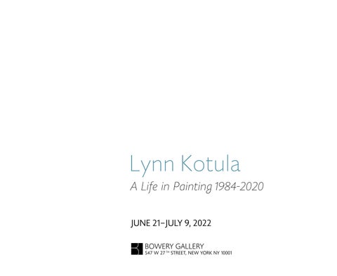 Lynn Kotula: A Life in Painting 1984-2020 第 3 页