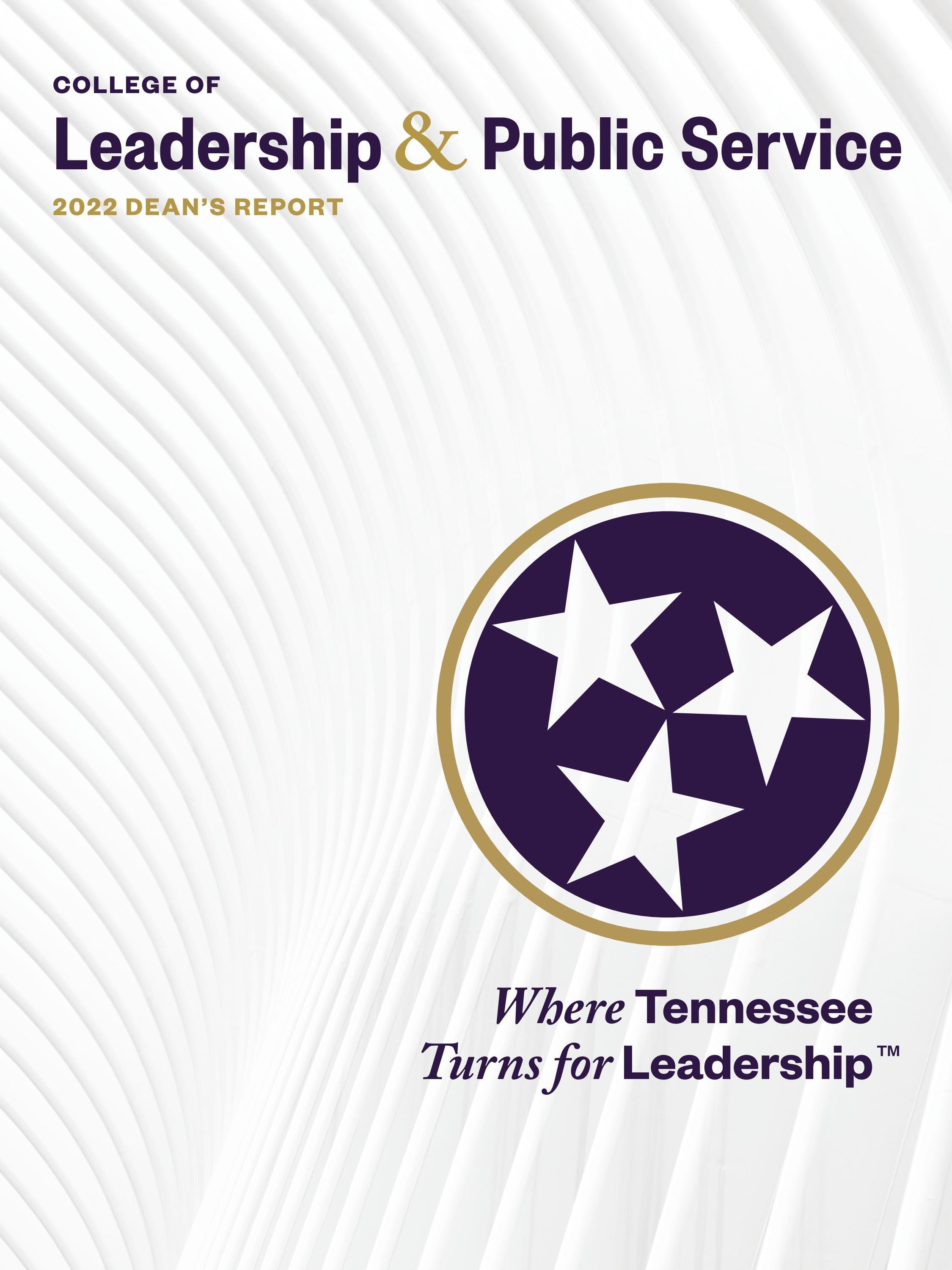 College of Leadership & Public Service Report 2022 by