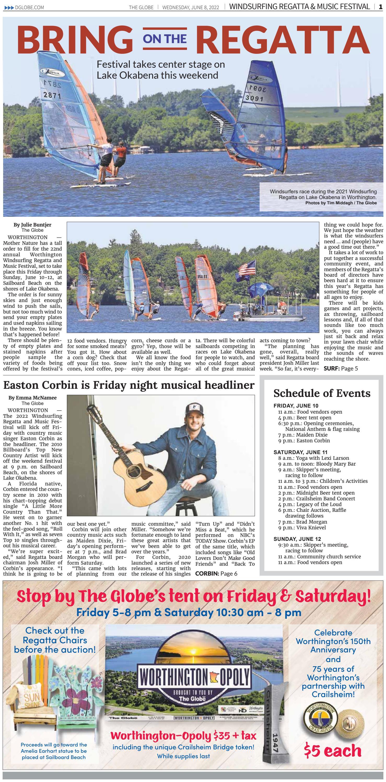 Windsurfing Regatta & Music Festival 2022 by The Globe Issuu