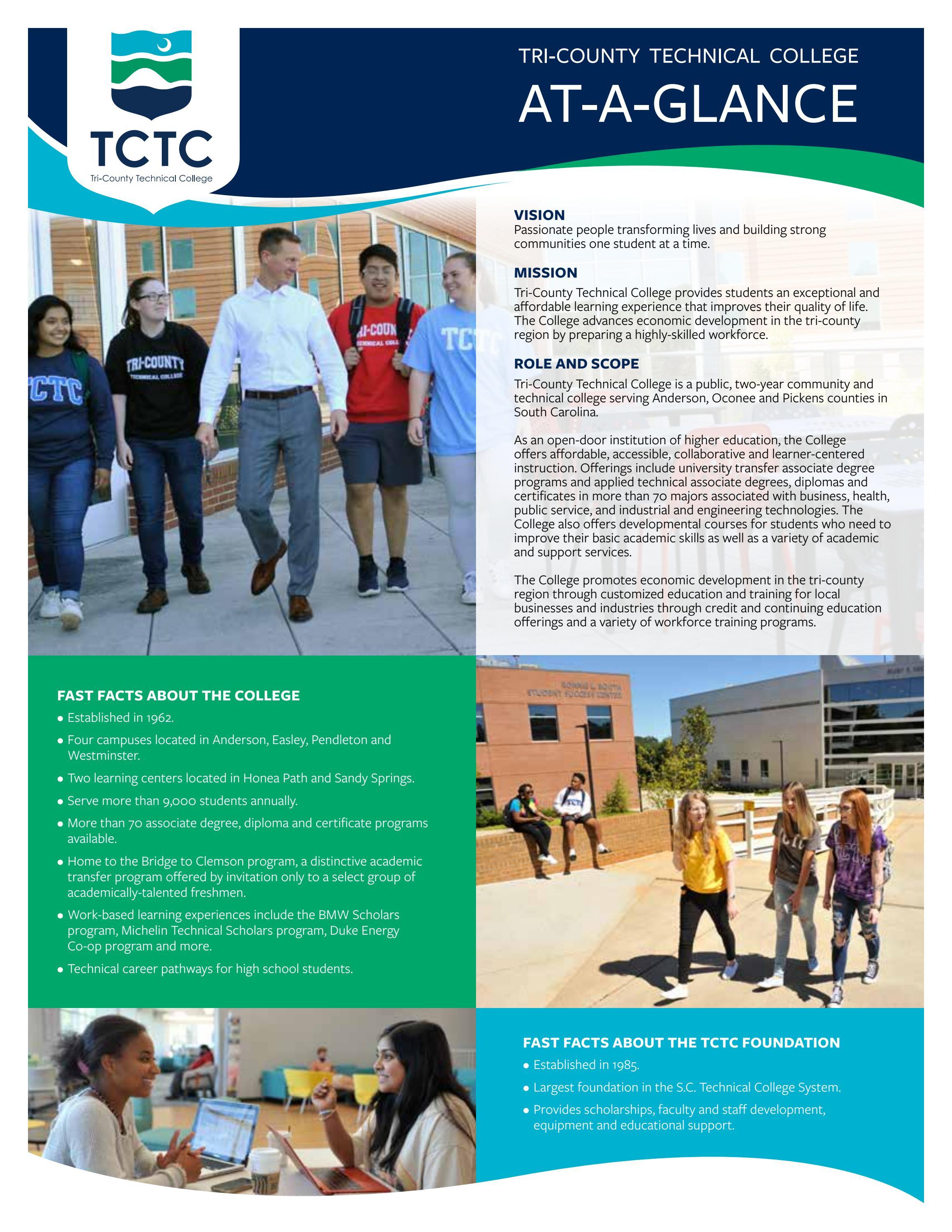 Tri County Technical College At A Glance By Gayle Arries Issuu