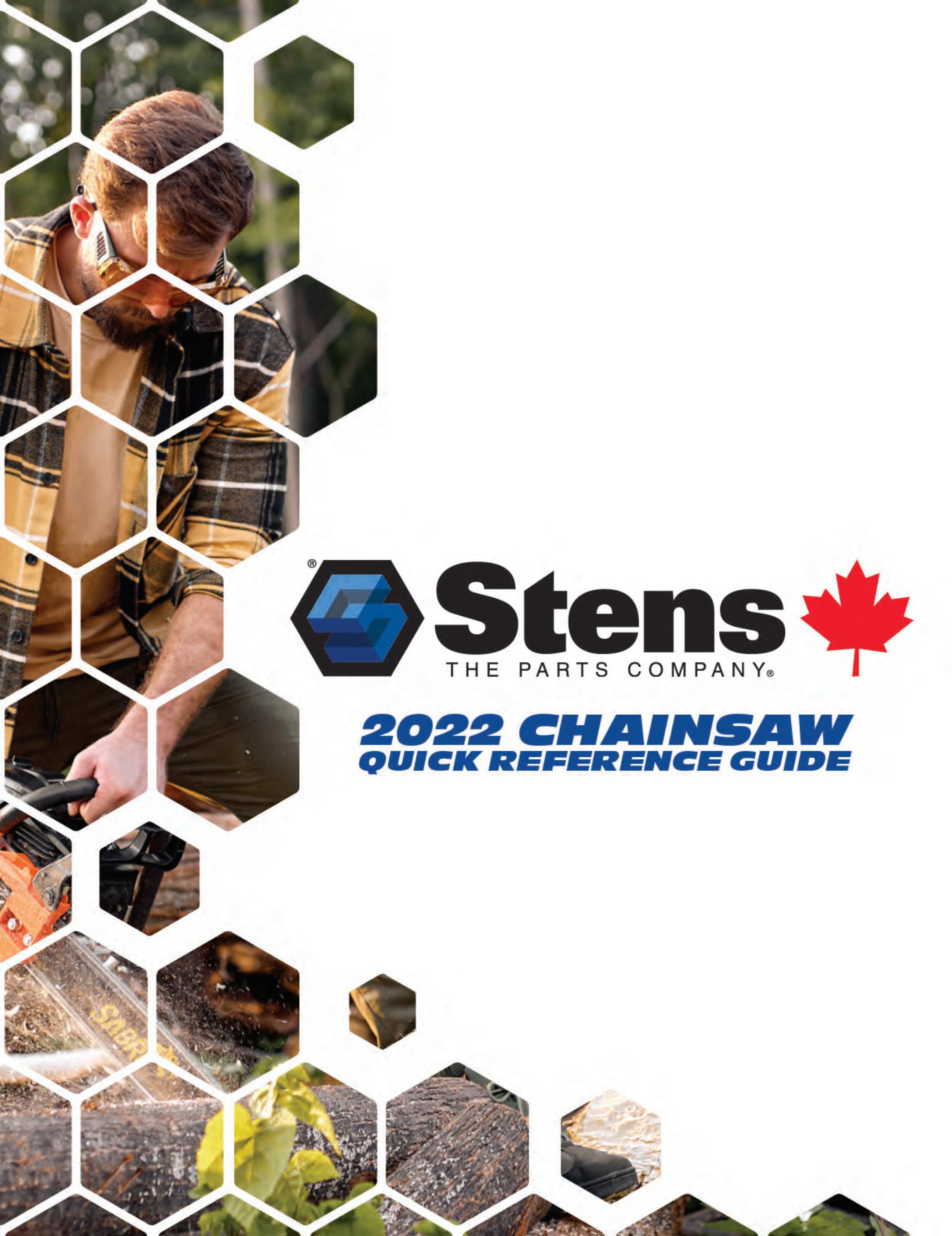 Stens Canada 2022 Chainsaw Quick Reference Guide by Arrowhead