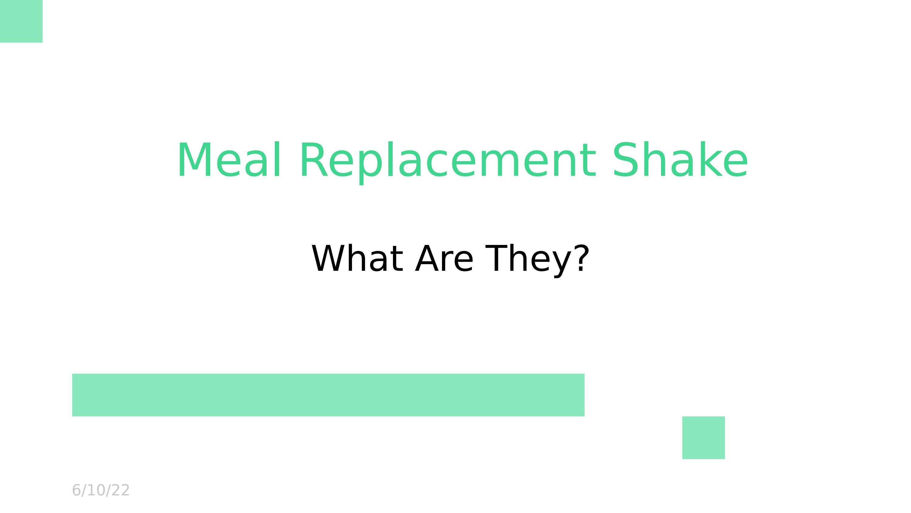 Everything You Should Know About Meal Replacement Shake by HLTH Code UK Issuu