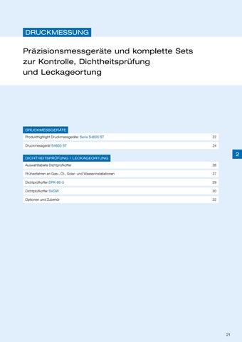 AFRISO Tragbare Messgeräte Schweiz 2022 第 21 页