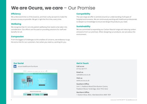Ocura Healthcare 家具 - 2022 目录 第 6 页