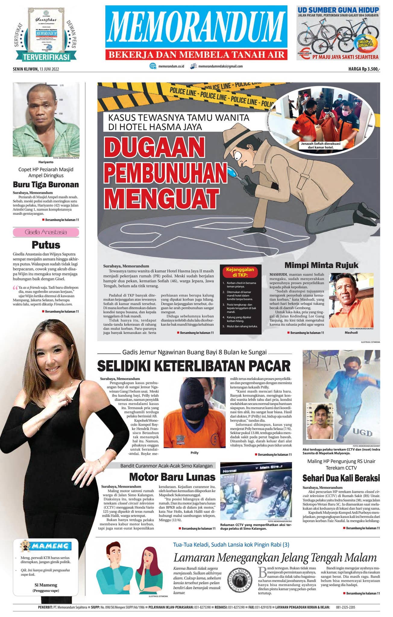 Koran Memorandum Edisi 13 Juni 2022 by memorandum - Issuu