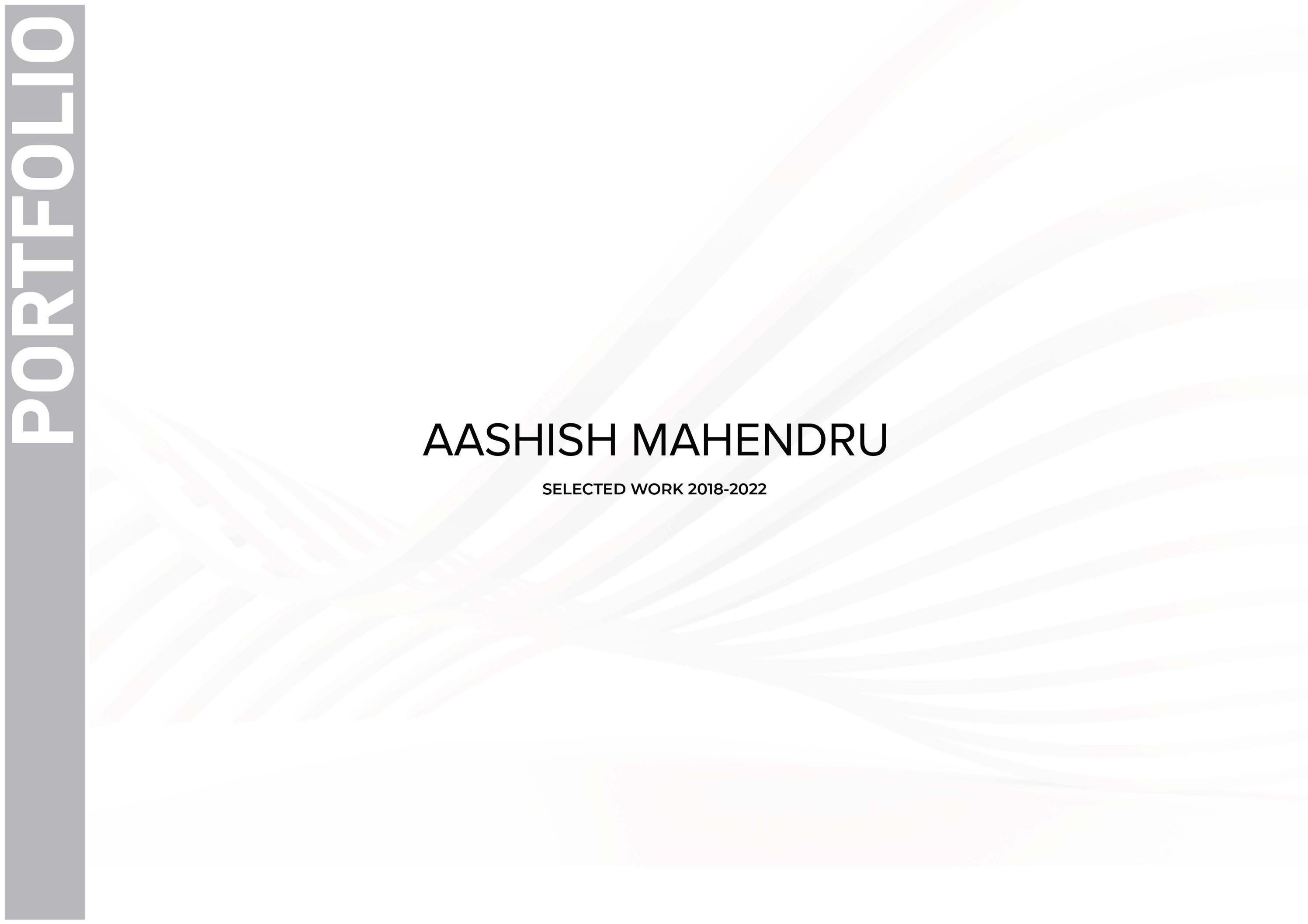 Undergraduate Architecture Internship Portfolio Aashish Mahendru By 