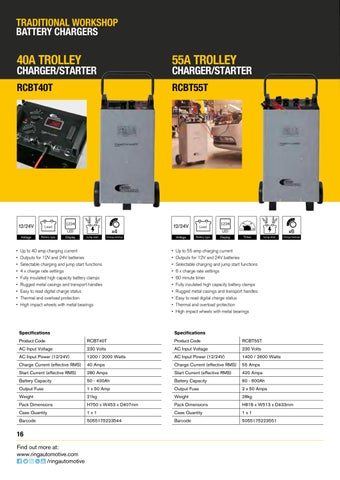 Ring Automotive Trade Battery Care 灯饰手册 第 16 页