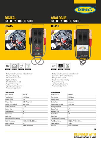 Ring Automotive Trade Battery Care 灯饰手册 第 19 页