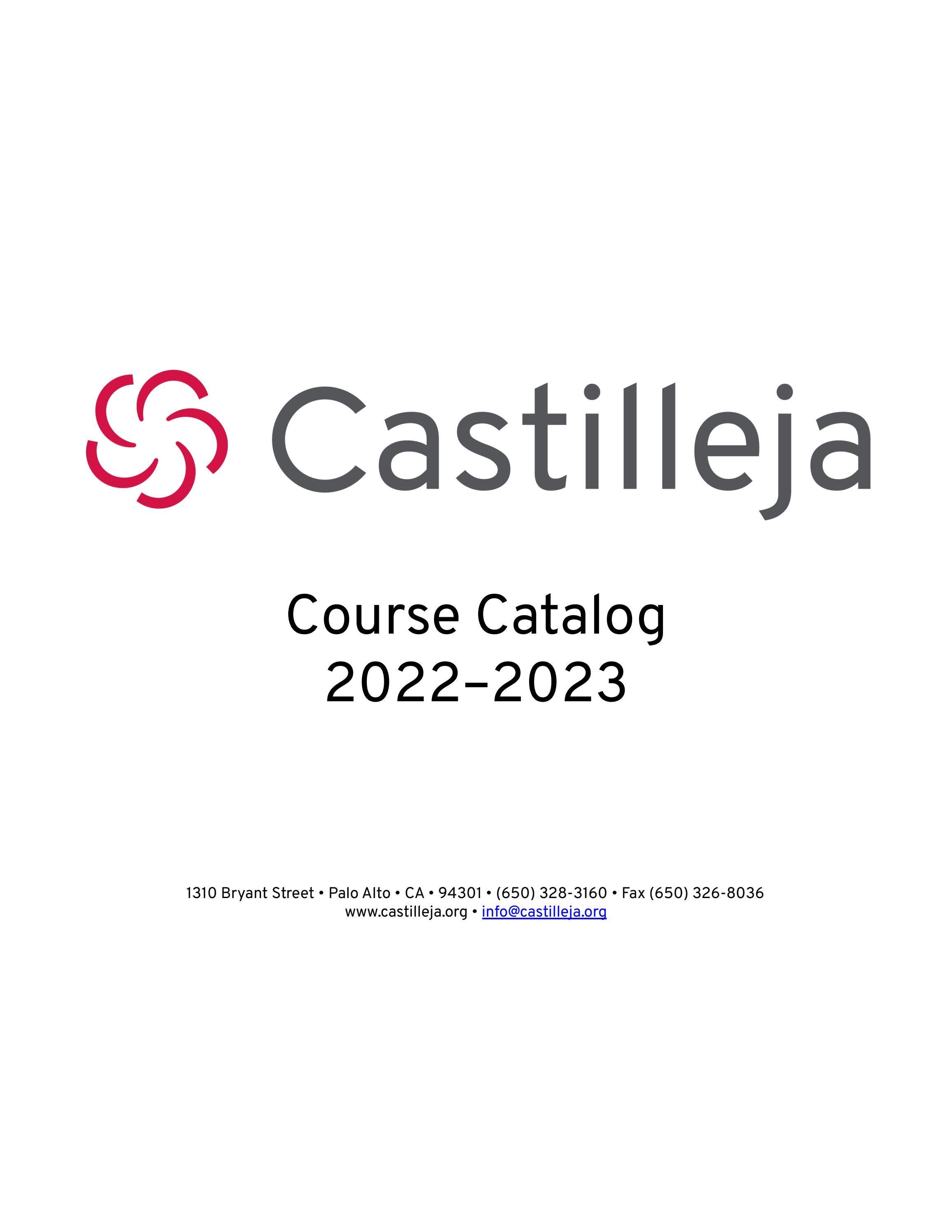 Castilleja Course Catalog 2022–2023 by Castilleja School - Issuu