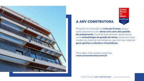 Apresentação Comercial - ARV Construtora 第 3 页