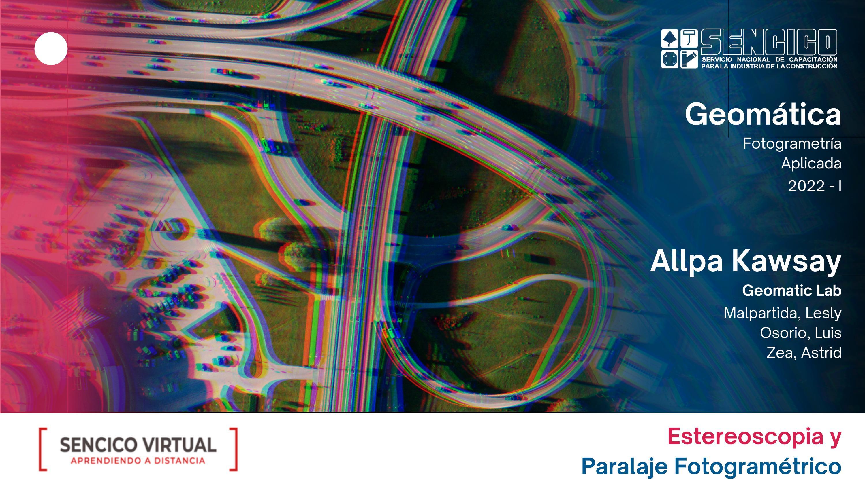 Estereoscopia y Paralaje Fotogramétrico by Luis Raul Osorio Muñoz Issuu