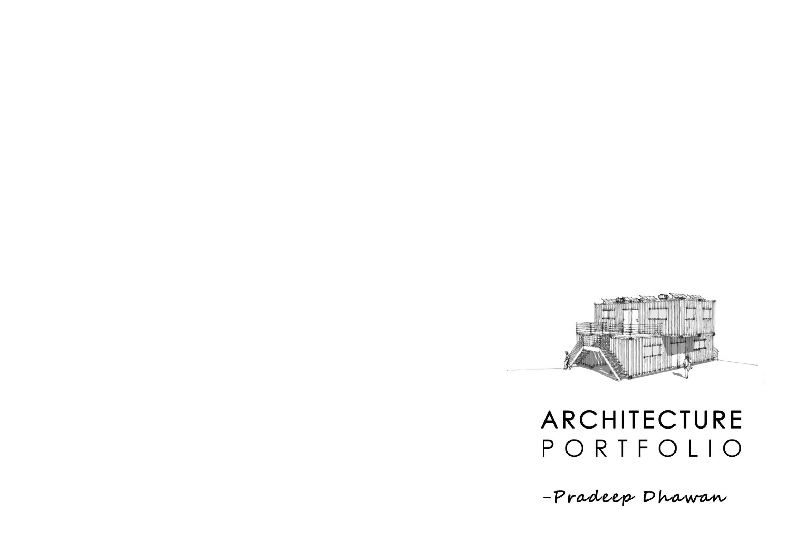 Architectural Portfolio - Pradeep Dhawan by Pradeep Dhawan - Issuu