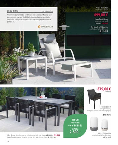 Presse Verlagsgesellschaft mbH 家具目录 · Gartenmöbelprofis. 德文 /SCHMIDT-ambiente 第 4 页