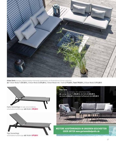 Presse Verlagsgesellschaft mbH 家具目录 · Gartenmöbelprofis. 德文 /SCHMIDT-ambiente 第 7 页