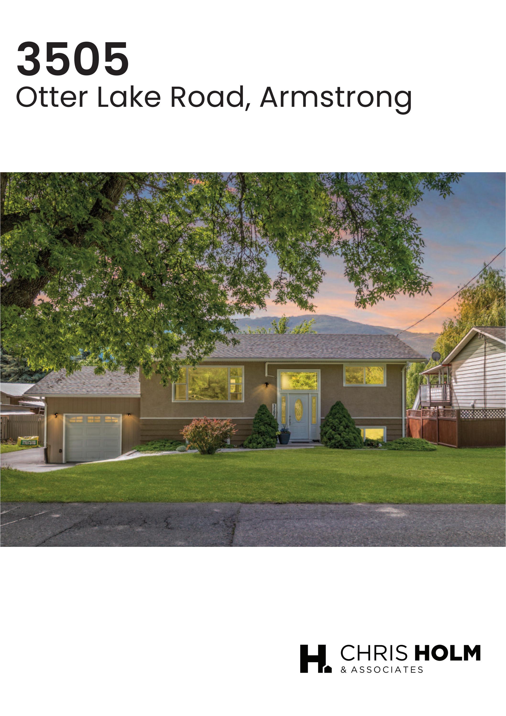 Info Booklet 3505 Otter Lake Road, Armstrong, BC by