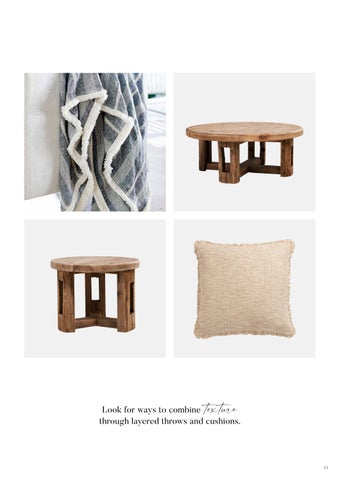 OZ Design Furniture 家具目录 · 冬季 Styling by 第 13 页