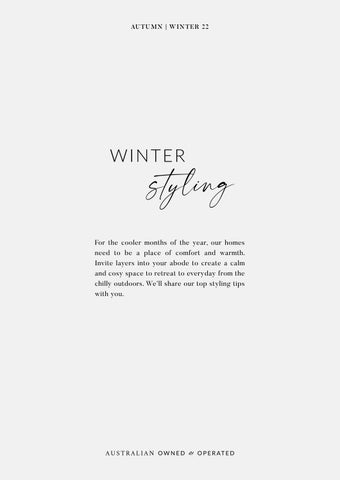 OZ Design Furniture 家具目录 · 冬季 Styling by 第 3 页