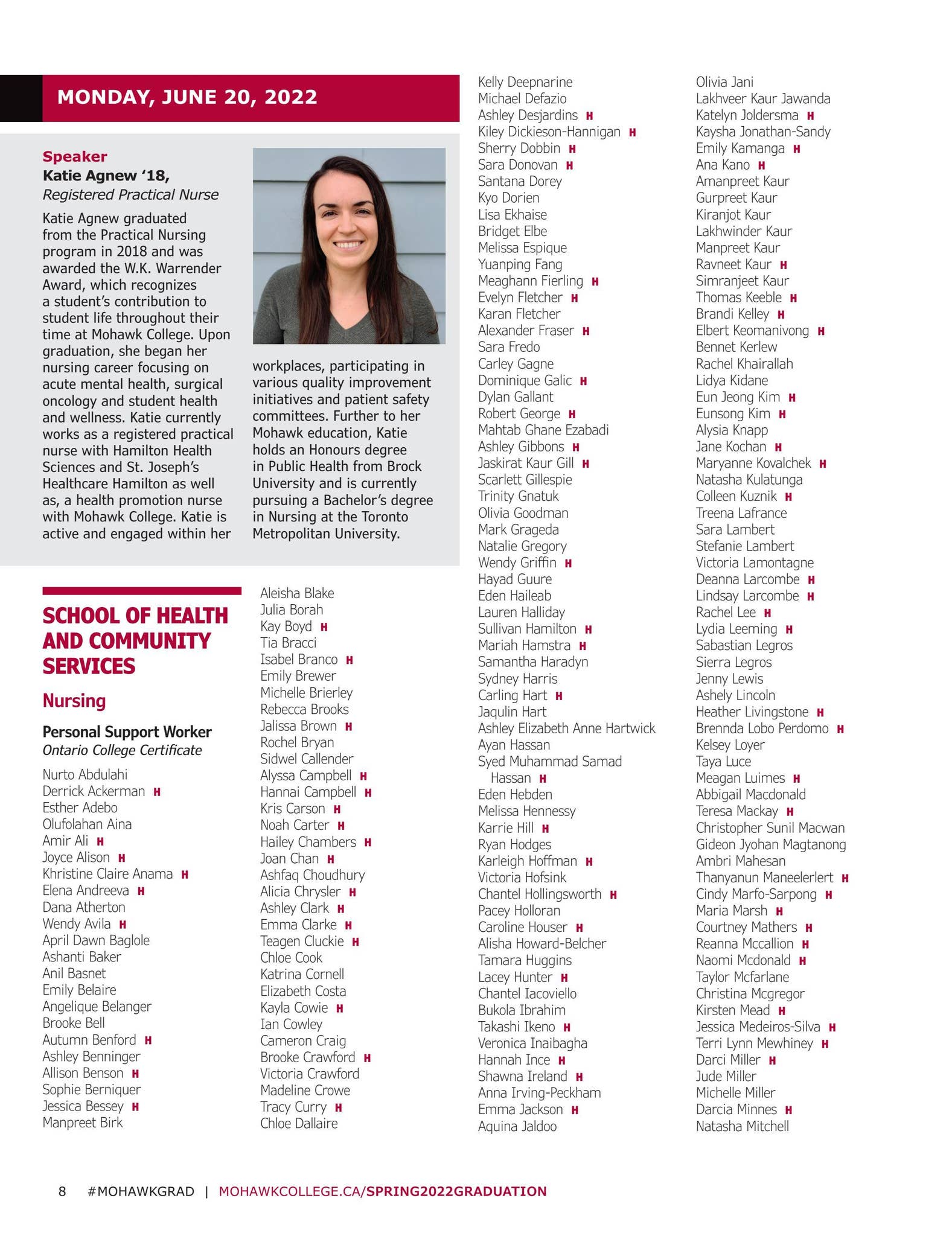 Convocation Spring 2022 Program by Mohawk College - Issuu