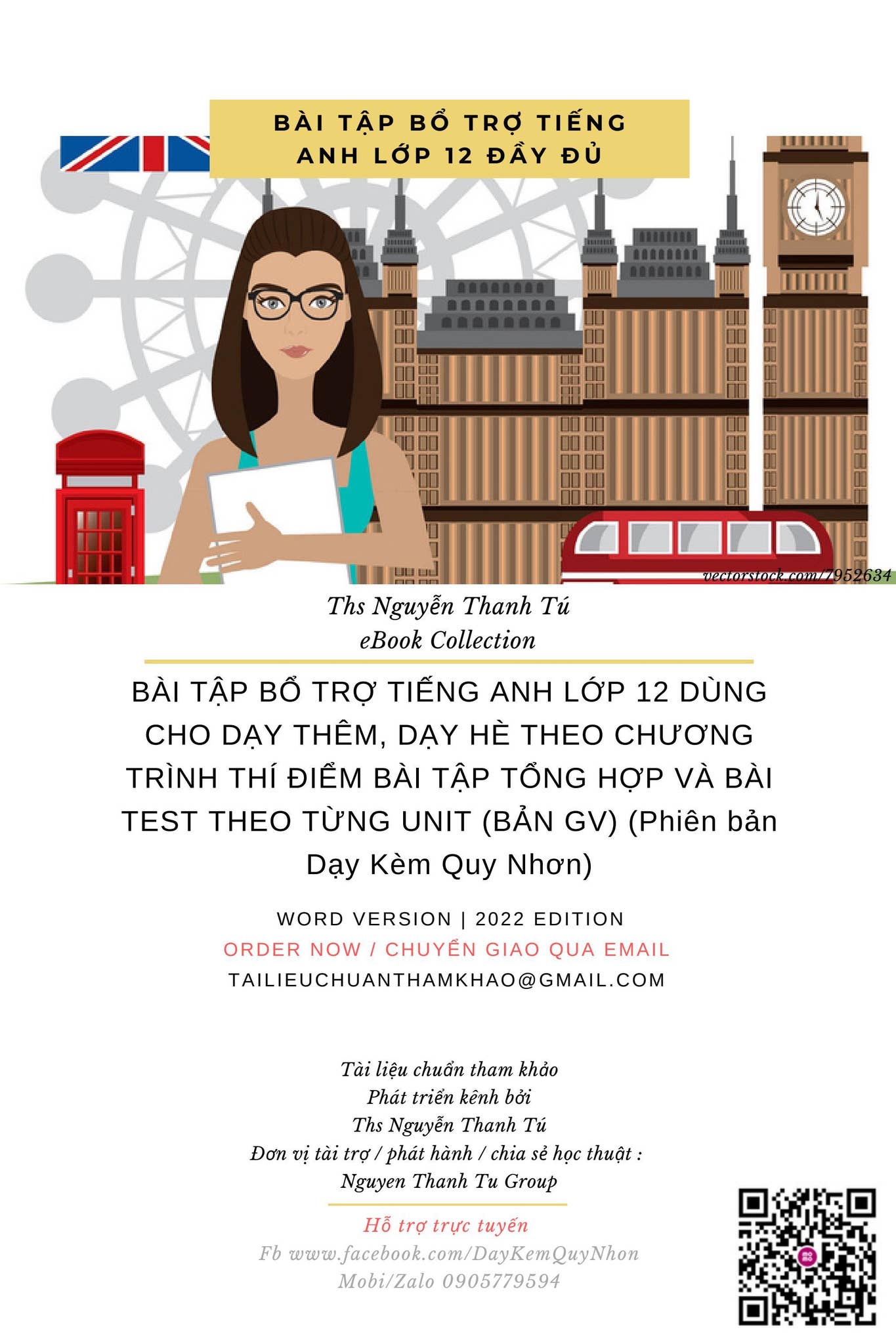 BỘ BÀI TẬP BỔ TRỢ TIẾNG ANH 12 THEO TỪNG UNIT CÓ FILE NGHE VÀ ĐÁP ÁN CHI TIẾT
