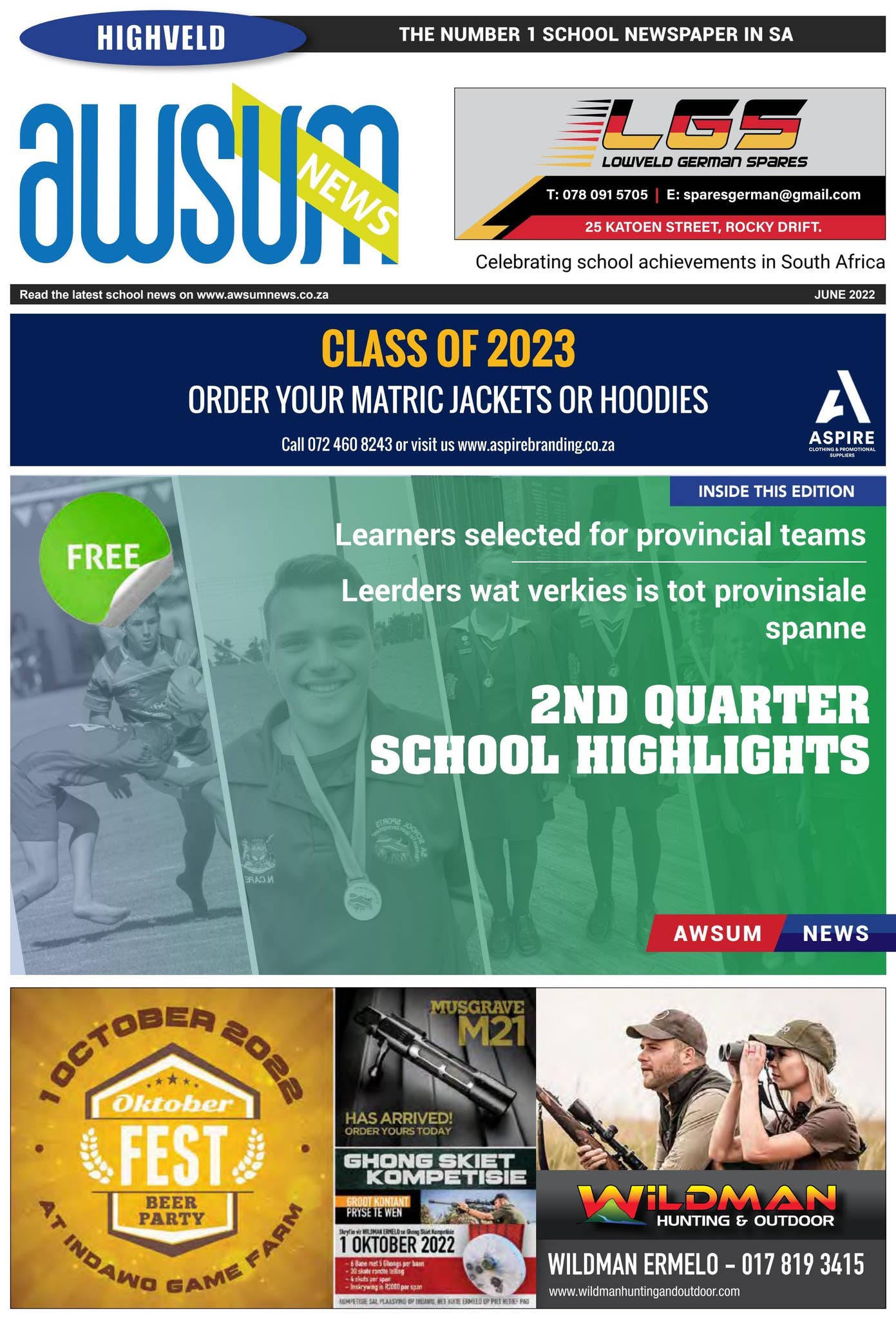Awsum Facebook AWSUM Highveld - June Edition by AWSUM News - Issuu