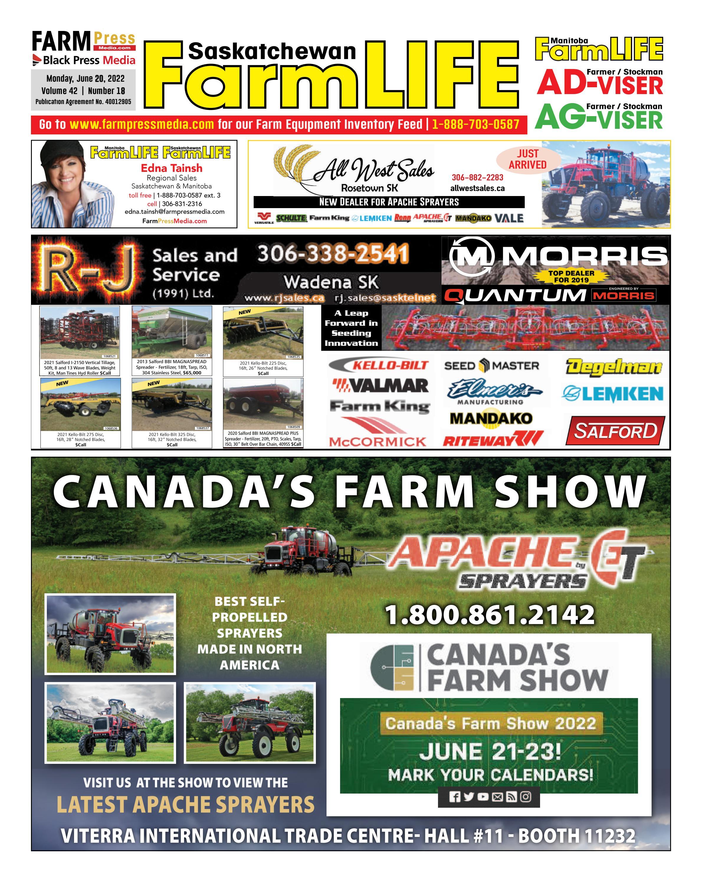 Saskatchewan Farm Life, June 20, 2022 by Black Press Media Group Issuu