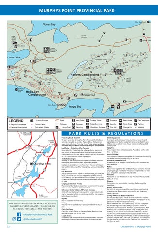 Murphys Point Provincial Park Info 指南 2022 第 12 页
