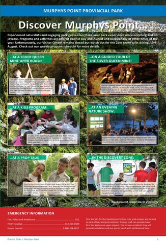 Murphys Point Provincial Park Info 指南 2022 第 3 页