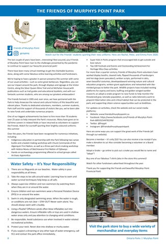 Murphys Point Provincial Park Info 指南 2022 第 8 页