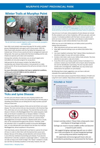Murphys Point Provincial Park Info 指南 2022 第 9 页