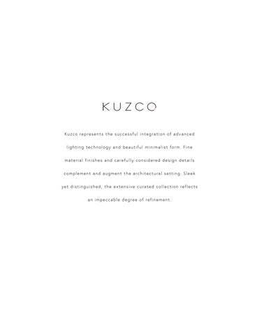 kuzcolighting 灯饰目录 · 2022 Kuzco June Supplement 第 7 页