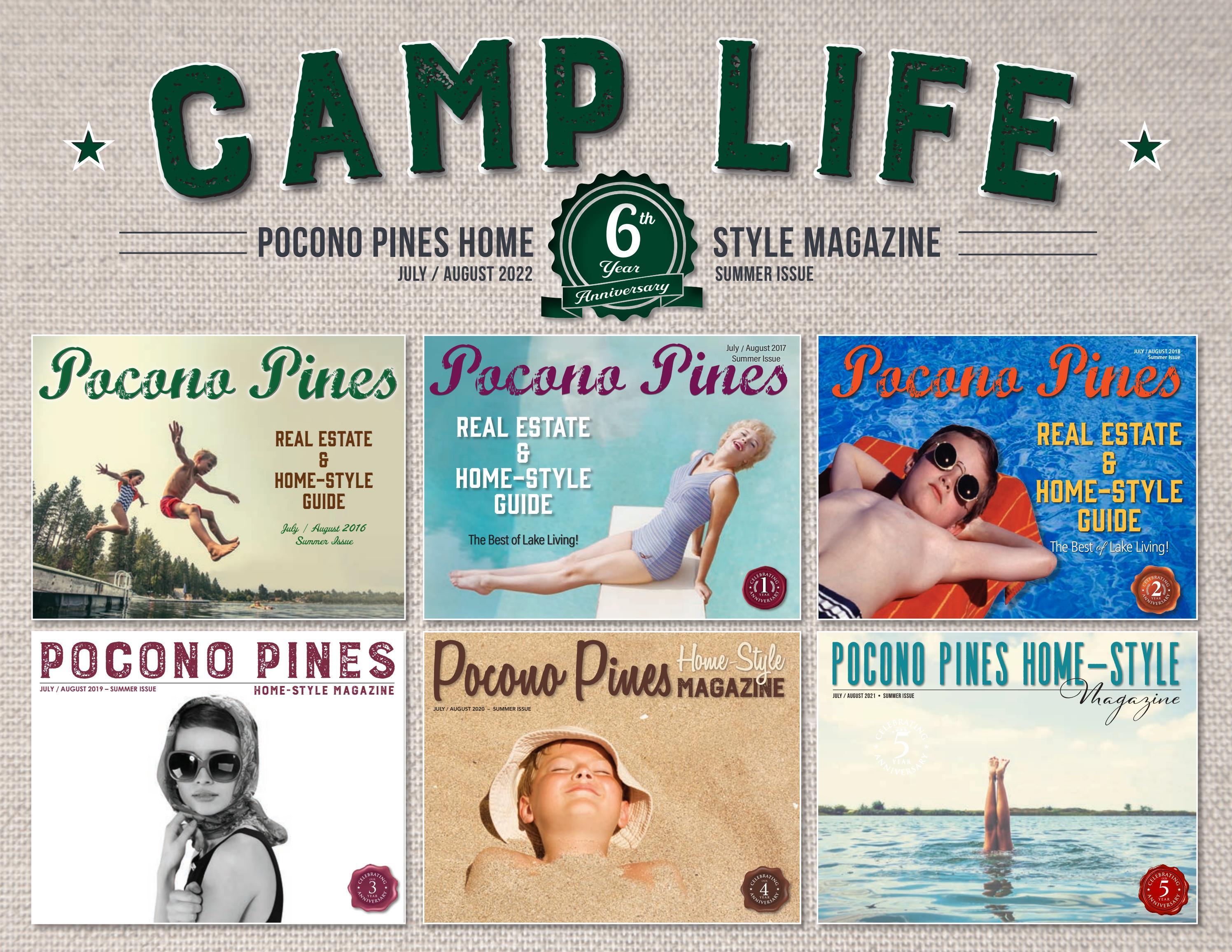 Pocono Pines HomeStyle Magazine "CAMP LIFE" by Pocono Pines Real