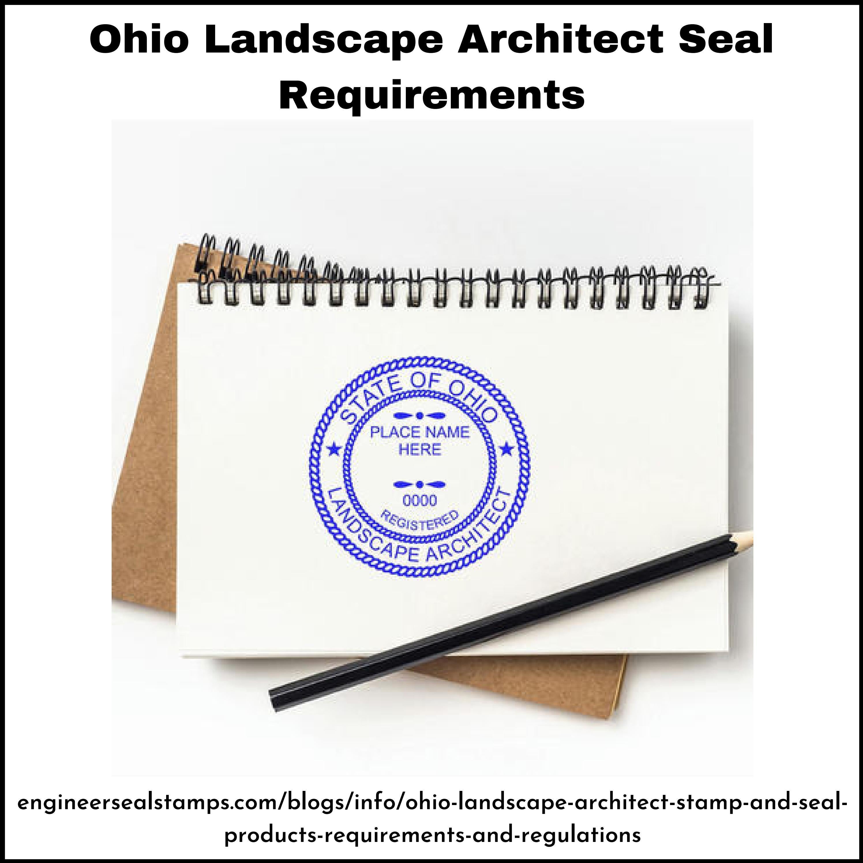 Ohio Landscape Architect Seal Requirements by Engineer Seal Stamps Issuu