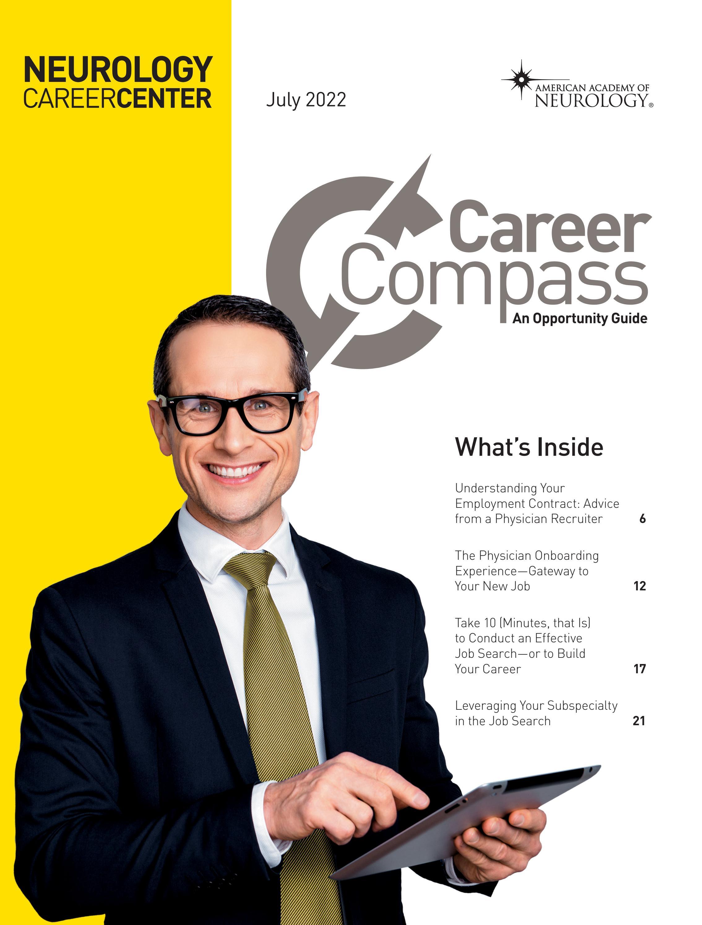Career Compass—July, 2022 by American Academy of Neurology - Issuu