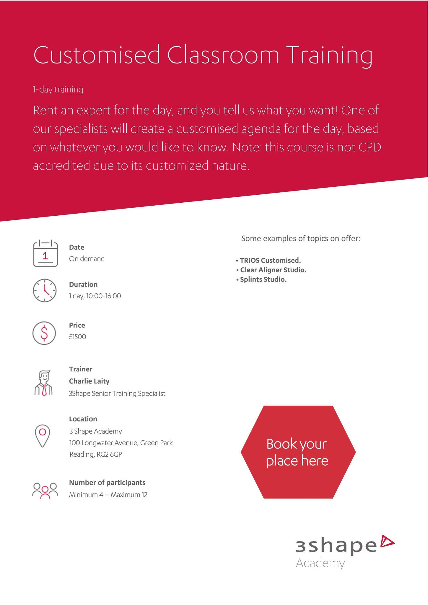Customised Classroom Training - 3Shape Course by HenryScheinUK - Issuu