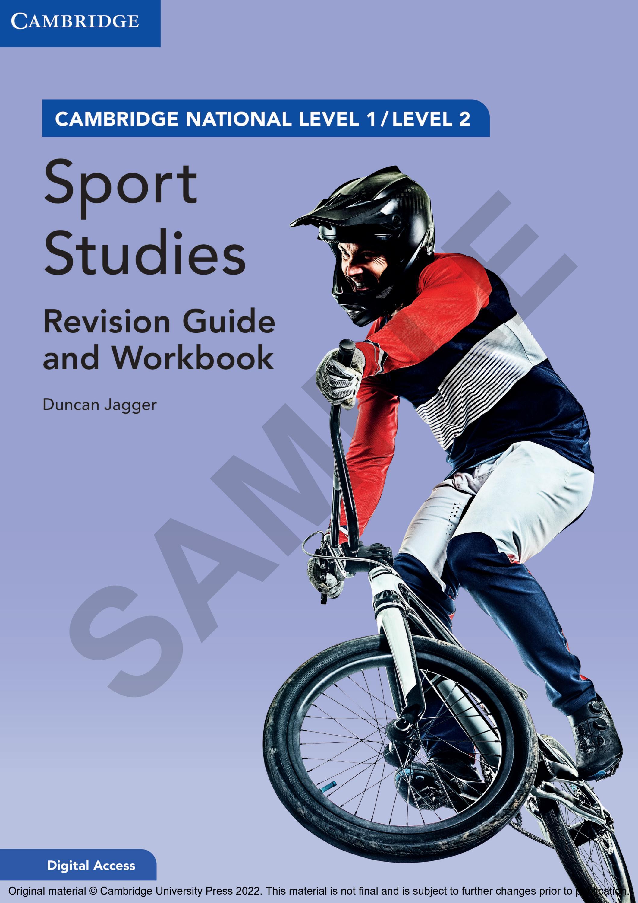 Cambridge Nationals Sport Studies Revision Guide Sample by Cambridge