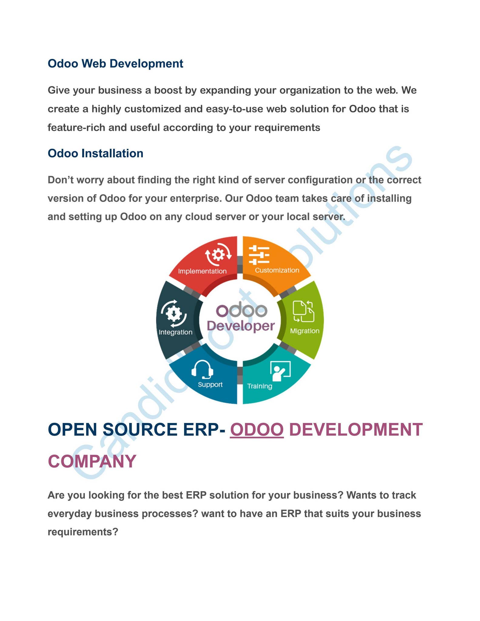 Odoo ERP Development by Candidroot by Candidroot Solutions pvt. ltd - Issuu