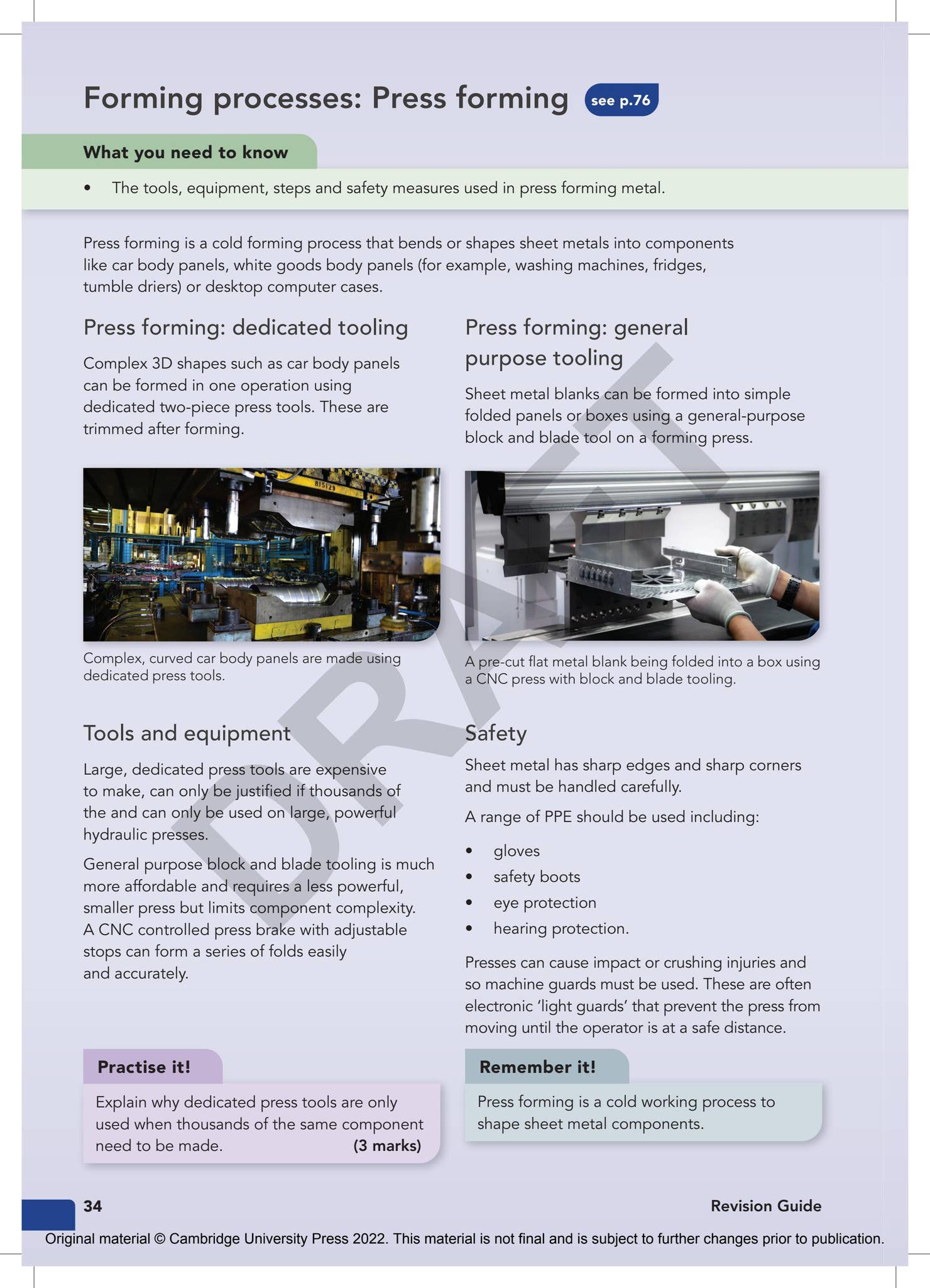 Cambridge Nationals Engineering Manufacture Revision Guide by Cambridge ...