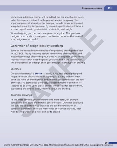 Cambridge Nationals Engineering Design Student Book by Cambridge ...