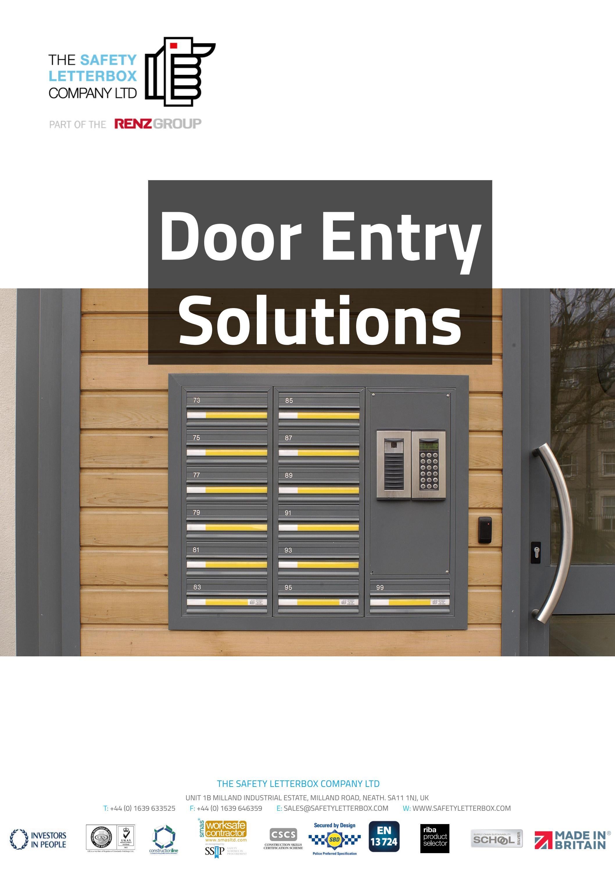 Door Entry Solutions by safetyletterbox Issuu