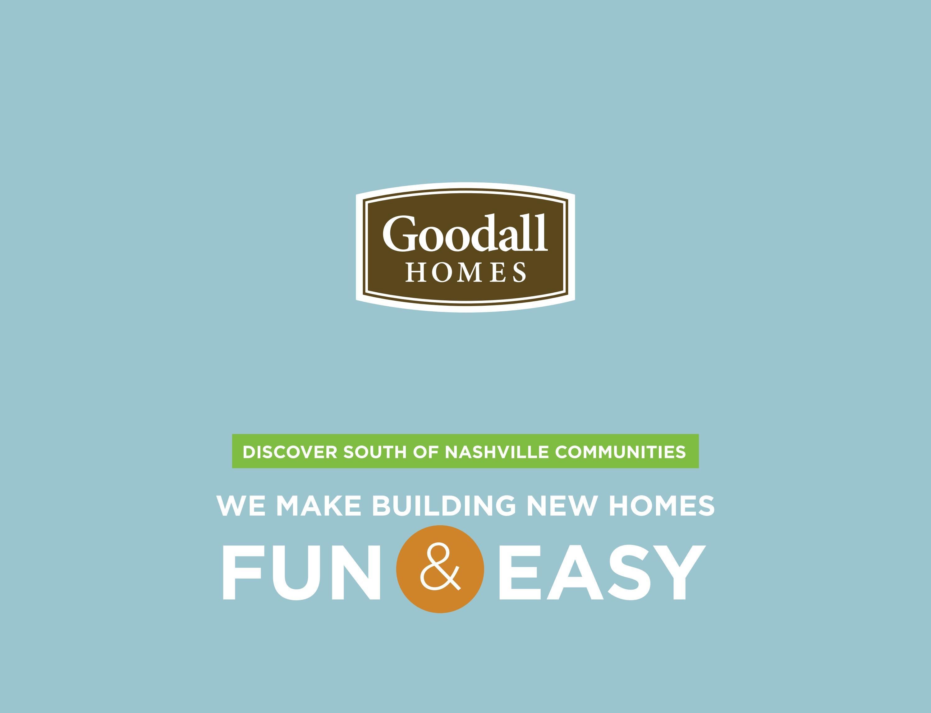 Discover Goodall Homes Communities Near Nashville (South) by